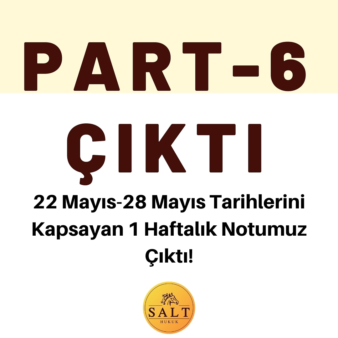 Dönemin son partı çıktı 🤗 Hemen sipariş vermek için salthukuk.net