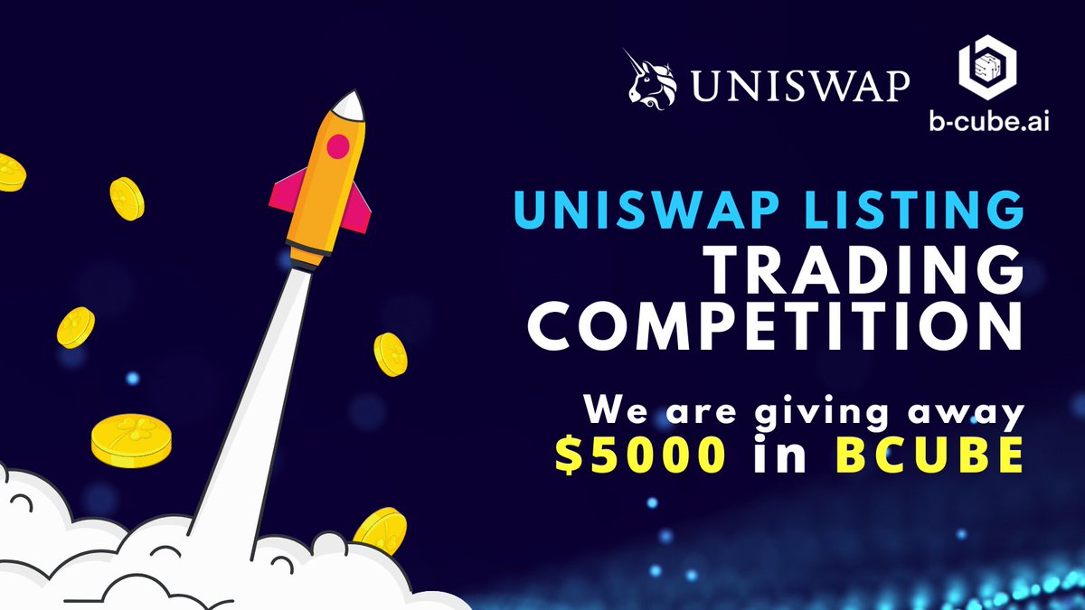📢ANNOUNCEMENT

🔥As the $BCUBE Tokens are listed on <a href="/Uniswap/">Uniswap Labs 🦄</a>, we wanted to celebrate with you! 

This time we are giving away $5000 worth of $BCUBE tokens to 25 lucky winners

Complete every action to increase your chances of winning. ⬇️⬇️⬇️

gleam.io/competitions/z…