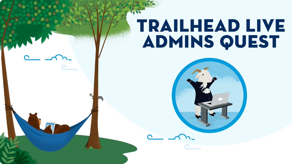 trailhead's tweet image. Need a little #AwesomeAdmin boost? There&apos;s a trailmix full of admin goodies with your name on it.

✔️Einstein Builder
✔️Mulesoft Basics 
✔️#Trailhead LIVE Integration demo

Complete the #TrailheadQuest by May 31 to earn a limited-edition community badge. sforce.co/3vzklje