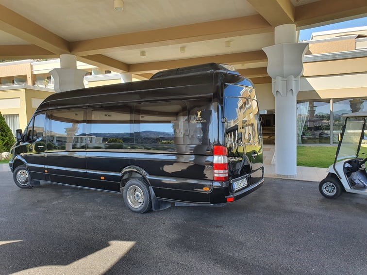 Luxury minibus transfer and tours on Rhodes