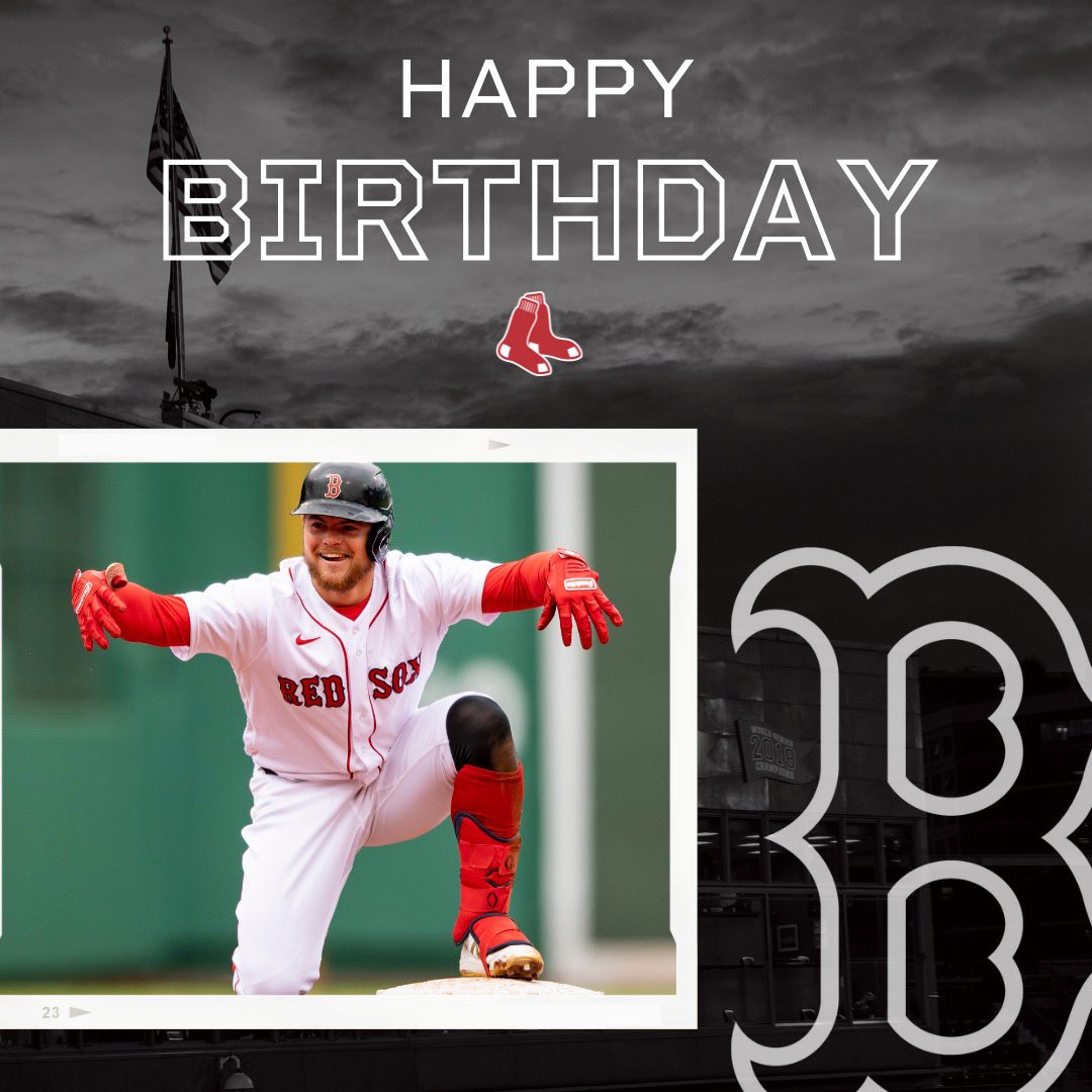 RedSox's tweet photo. A big birthday shoutout to Christian Arroyo! 🎉🎂 https://t.co/o0Tq872tgt