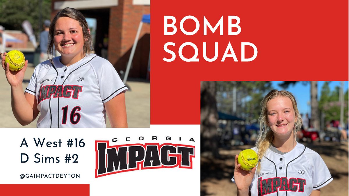 Georgia Impact 04-Deyton (@gaimpactdeyton) on Twitter photo Let’s give it up for our early morning heavy hitters! Atta way West and Sims! #ImpactStrong 💪🏻💣💣💥💥<a href="/west_ansley/">Ansley West</a> <a href="/DixianaSims/">Dixiana Sims</a> Let’s give it up for our early morning heavy hitters! Atta way West and Sims! #ImpactStrong 💪🏻💣💣💥💥<a href="/west_ansley/">Ansley West</a> <a href="/DixianaSims/">Dixiana Sims</a>