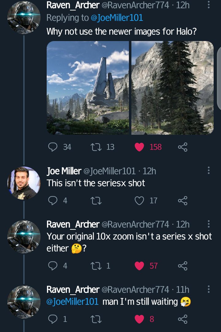 Playstation insiders continue to get caught in 4K 

Our dear friend <a href="/JoeMiller101/">Joe Miller</a> got a little too excited with Horizon Forbidden West.  He's even comparing trees from Halo Infinite.  But what is he comparing? Can he be trusted as your source?  Let's take a look... Shall we? 😆