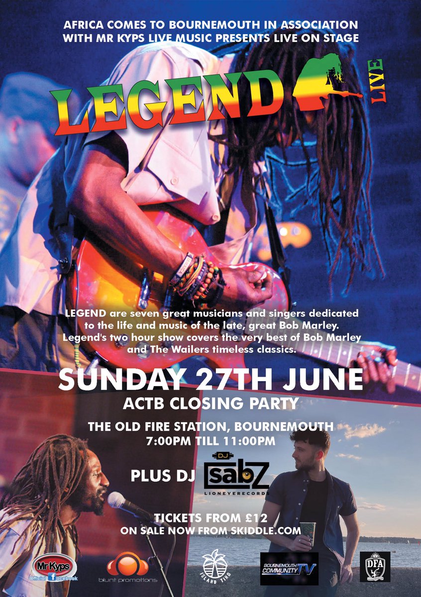 “Sun is shining
Weather is sweet
Make you want to move
Your dancing feet, now” ☀️ 🇯🇲 

<a href="/LegendLiveUK/">Legend Live UK</a> 
<a href="/OldFireStation/">The Old Fire Station</a> 

4 weeks today. Sunday 27th June 2021. 

Tickets available at Skiddle.com

Please like , share and spread the word 👊