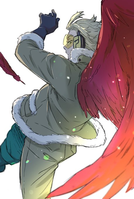 気分転換に描いたホークスさん置いとくよ! 