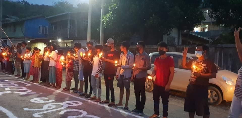 jadenwilliams_1's tweet photo. The #CandleLightStrike was held in
Mashikahtaung village, Hpakant Tsp, Kachin State against the military dictatorship
#WhatsHappeningInMyanmar 
#May30Coup https://t.co/xnGWVcbI89