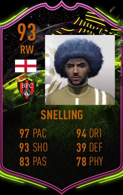 BarracksFC's tweet photo. MOTM goes to Jaden (again) if he keeps this up he��ll have as many of these as @Tom__Steadman 👀 - he wanted a OTW card because that’s the kind of cool cat he is! https://t.co/ChI3GajSV8