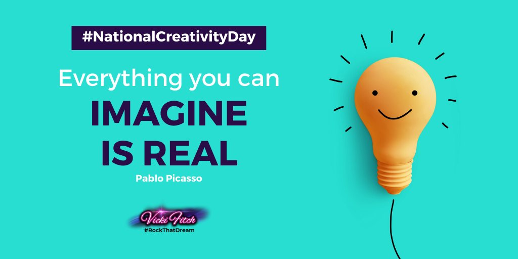 vicki_fitch's tweet image. Today’s #NationalCreativityDay! To celebrate, #EvictTheBully of FEAR and Doubt so you’ll be free to #DoSomethingCreative and from the heart. Remember, #QuirkyIsCool.

Don’t forget to share your #Masterpiece in this thread.
