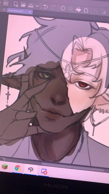 he looks different every time i draw him (dont rt) 