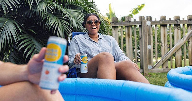 It doesn’t matter where you are. With just one sip, <a href="/highnoonsunsips/">High Noon</a> can transport you to a tropical paradise. #HowWeParty