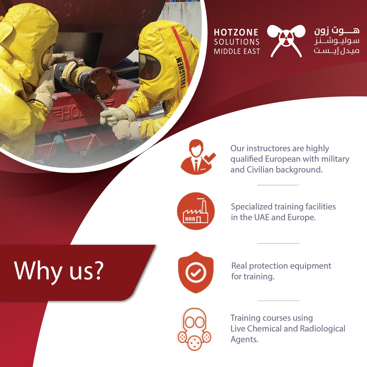hotzoneme's tweet photo. العديد من الاسباب تجعلك تختارنا نحن عن سوانا 😌

#اشعاع #كيماوي #حماية #cbrn #radiology #hazmat #fnar https://t.co/rxGAnIrYnT