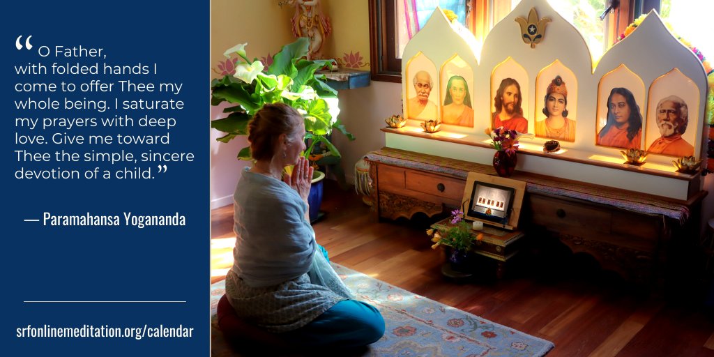YoganandaSeva's tweet photo. Join us for monastic-led meditations the week of May 31 to June 6:

🕉️ Mon: YSS monastic
🕉️ Tues: SRF monastic (German)
🕉️ Wed: SRF monastic (Spanish)
🕉️ Thurs: YSS monastic (Gujarat &amp; English)
🕉️ Fri: SRF monastic
🕉️ Sat: YSS monastic, 3-hour

https://t.co/UXtCCEDKSL

#Yogananda https://t.co/b8MFSSNV95