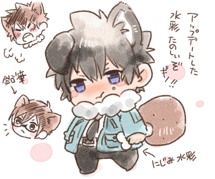 ツキ クリスタのアップデートした水彩が楽しいぞギノ
