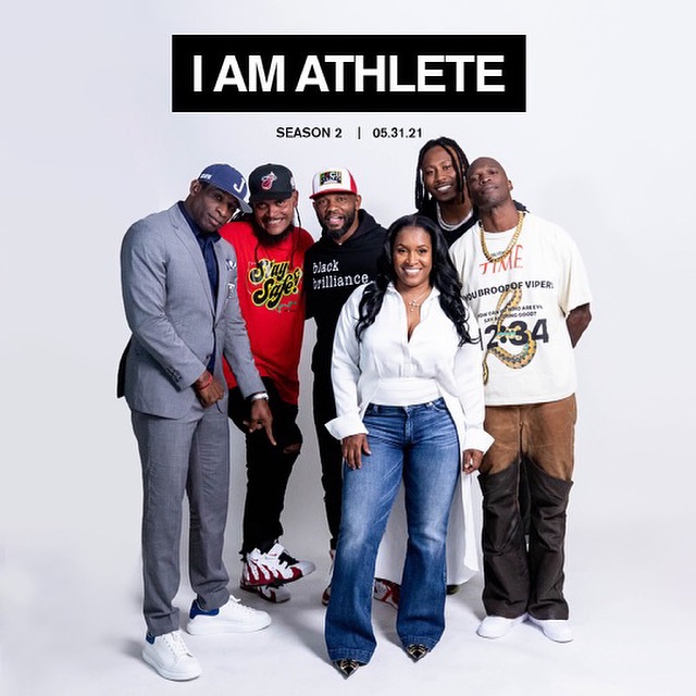 ochocinco's tweet photo. 🚨: new episode of @IAMATHLETEpod tomorrow at noon with the 🐐 @DeionSanders https://t.co/cyzBcbLxHG