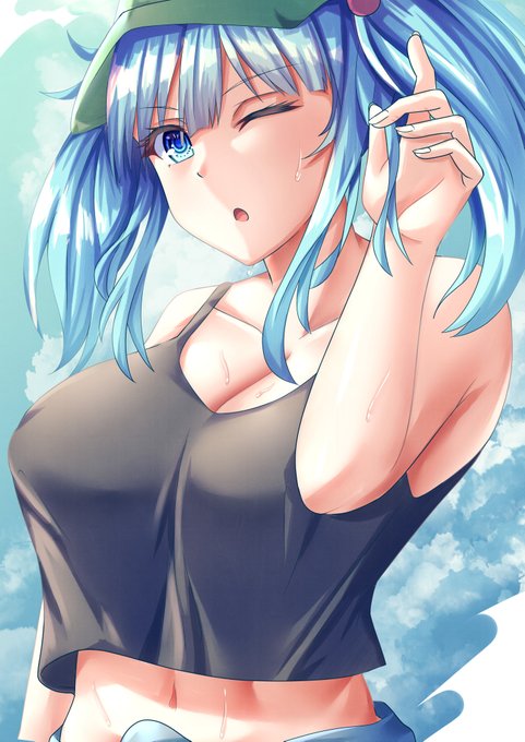 タンクトップ系河童
#河城にとり 