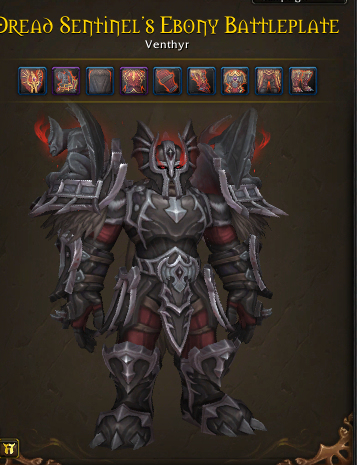 Completed Venthyr Plate Set! #Warcraft