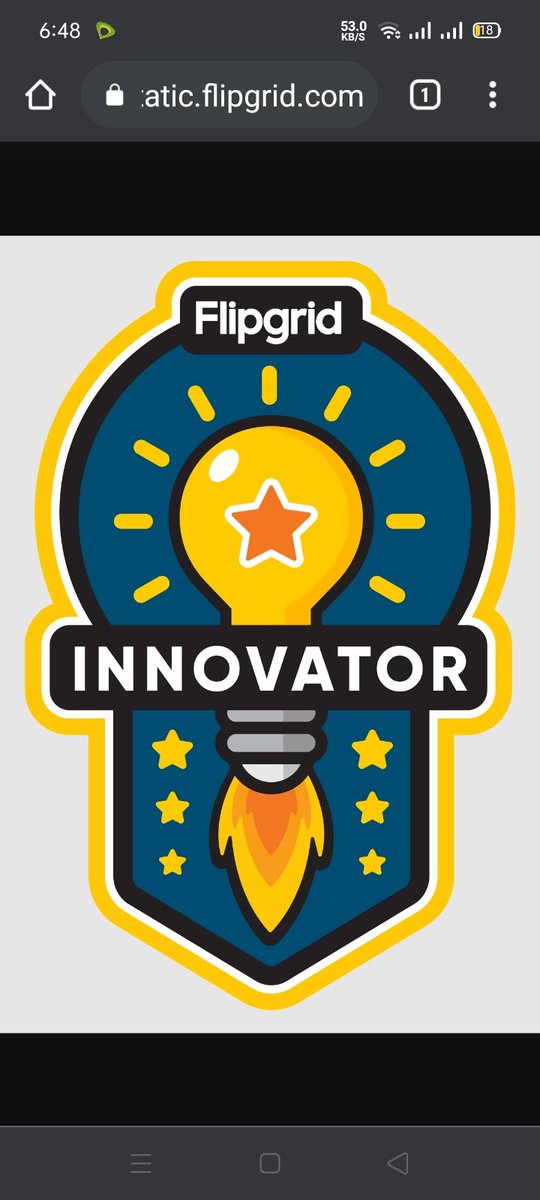 I am proud to share that I am a #flipgridinnovator
 Thank you @Flipgrid <a href="/ashex16/">Asha Alexander UN Accredited #ClimateChange Leader</a> <a href="/GEMSGLS/">GLS</a> <a href="/annkozma723/">Ann Kozma</a>
#FlipgridForAll