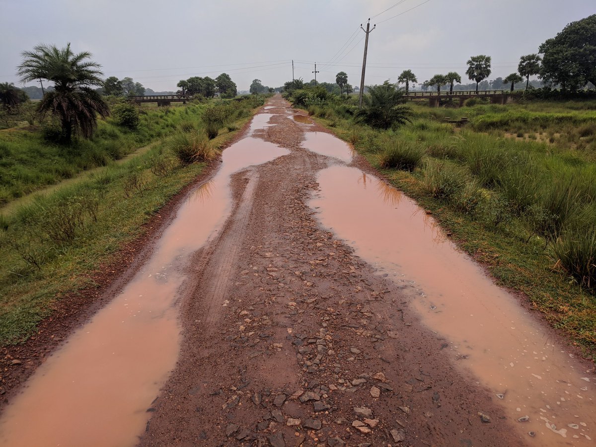 nayakkrajesh's tweet photo. @panigrahi_jp @Naveen_Odisha @CMO_Odisha  From our childhood we are seeing the road connecting 2 villages Mangarajpur, Kanheibanka, Bainsibati of Simulia Block with outer world is like this. https://t.co/zuiYz6X7SK