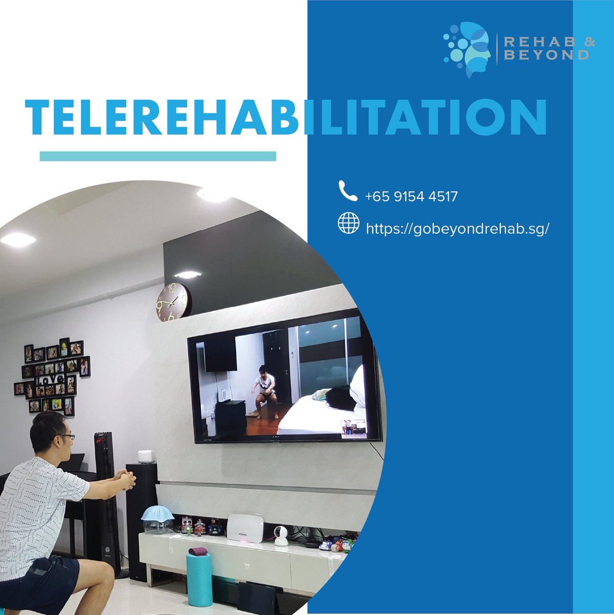 JLim_Junhong's tweet photo. Unable to come to our clinics for physiotherapy? We provide tele-rehabilitation via video calls to help you continue your recovery!
Call us @ +65 91544517 to find out more!
@GoBeyondRehab X @hiwhatsdoc
#GoBeyondRehab #whatsdoc #telerehab #telephysio #onlinerehab #rehabgoeson https://t.co/pPvmfjYyZp