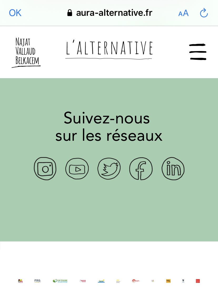 lterrenes's tweet photo. Je vous annonce une bonne et une mauvaise nouvelle : le logo @enmarchefr et tous les logos de la majorité présidentielle figurent sur notre affiche officielle et notre projet... mais sans le labrador 🐶

En revanche, on peine à trouver celui du PS avec @najatvb 🤔 https://t.co/ywL5SoazNT