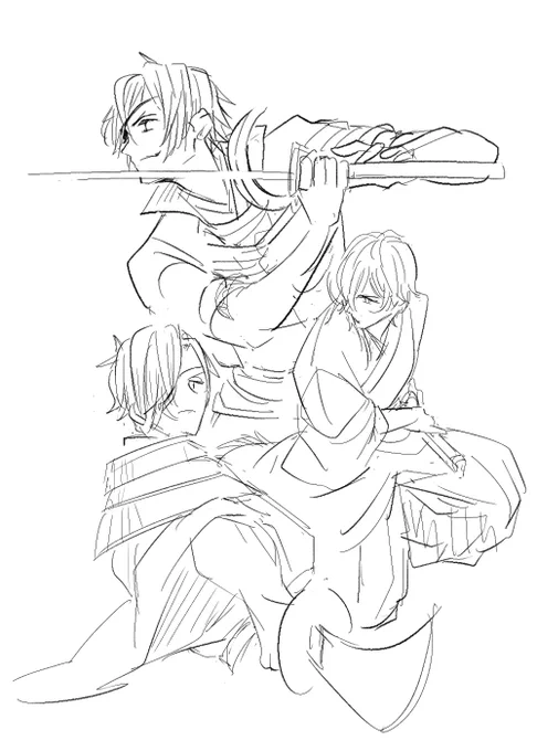 こういうクロスオーバーを描こうとしていたら日付が…(白目) 