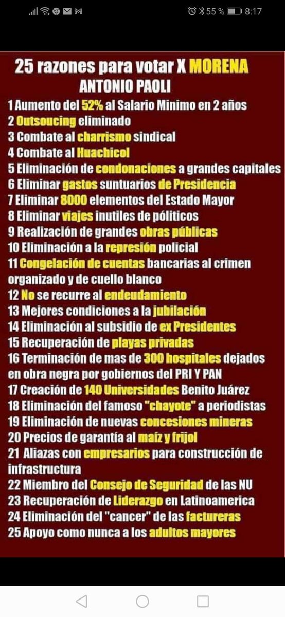 AdolfoROrtega's tweet photo. POR ESTO DEBEN DE VOTAR POR MORENA https://t.co/oBUvkVlI58