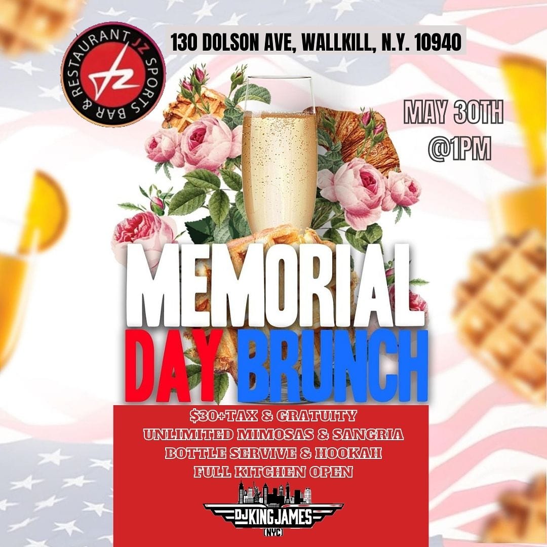 DJKINGJAMESNYC's tweet photo. #MemorialWeekend ... #SundayBrunch  @jzsportsbarandrestaurant 1pm Middletown NY ... @DJKINGJAMESNYC On The Set!! https://t.co/qLornxZx2O