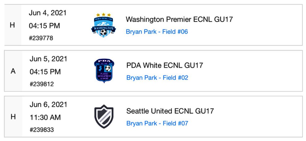 Can’t wait for #ECNLNC! Here’s our schedule⬇️ <a href="/Harvard_WSoccer/">Harvard Women's Soccer</a> <a href="/PrincetonWSoc/">Princeton WSoccer</a> <a href="/DukeWSOC/">Duke Women's Soccer</a> <a href="/YaleWSoccer/">Yale Women's Soccer</a> @Brown_WSoccer <a href="/PennWSoccer/">Penn Women's Soccer</a> <a href="/WakeWSoccer/">Wake Women's Soccer</a> <a href="/Chris_Hamblin/">Chris Hamblin</a> <a href="/spd13/">Sean Driscoll</a> <a href="/sarahmartinez5/">Sarah Martinez</a> <a href="/MarkMcDevitt6/">Mark McDevitt</a> <a href="/mpoller/">Michael Poller</a> @KieranHaII <a href="/KiaMcNeill/">Kia McNeill</a> @rosehull25 <a href="/CourtneyOwen28/">Courtney Owen</a> <a href="/bethesdascnews/">@bethesdascnews</a> @theECNL