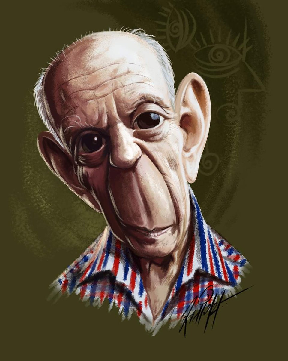 satyoday's tweet photo. Pablo Picasso!
(This image is subject to copyright.)
#Picasso #Pablo #Abstract #Painter #Caricature #International #Satishupadhyaycartoonist https://t.co/xZCjBFrigx