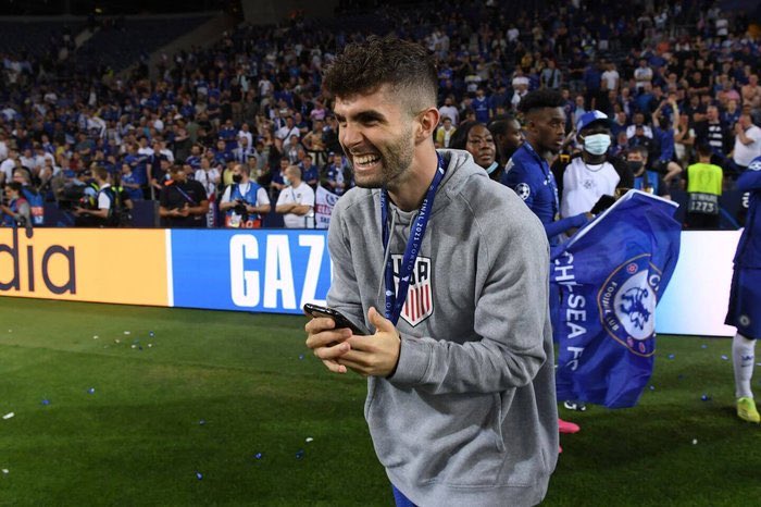 🇺🇸 Christian Pulisic, #UCL’yi kazanan ilk Amerikalı oldu.