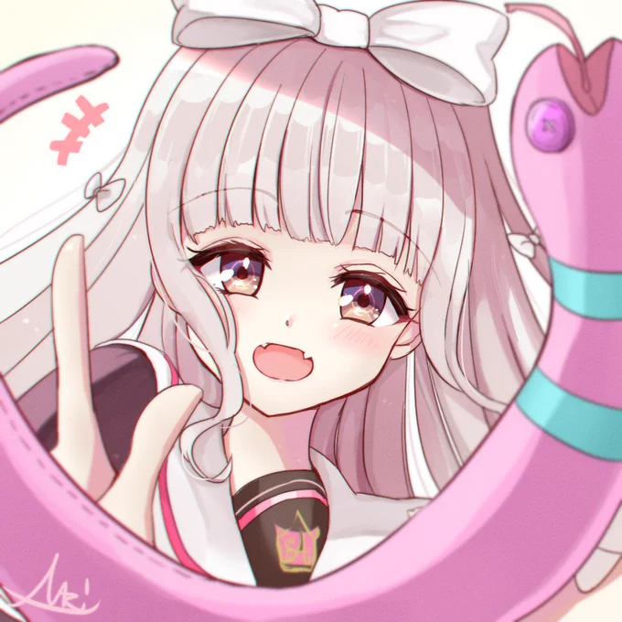 「は～る～な～ちゃ～～んっ!!」
いたずらする胡桃ちゃん

#いたずらは1日にーてんごかいまで
#D4DJ #グルミク #白鳥胡桃 #リリリリ 🌸 