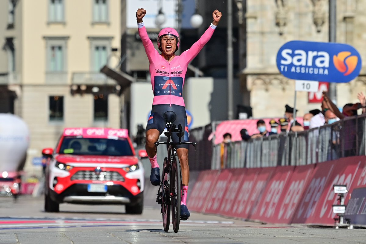 CiclismoInter's tweet image. ¡Egan Bernal, campeón del 104° Giro de Italia! bit.ly/3fXx4FQ #Giro #GiroxESPN