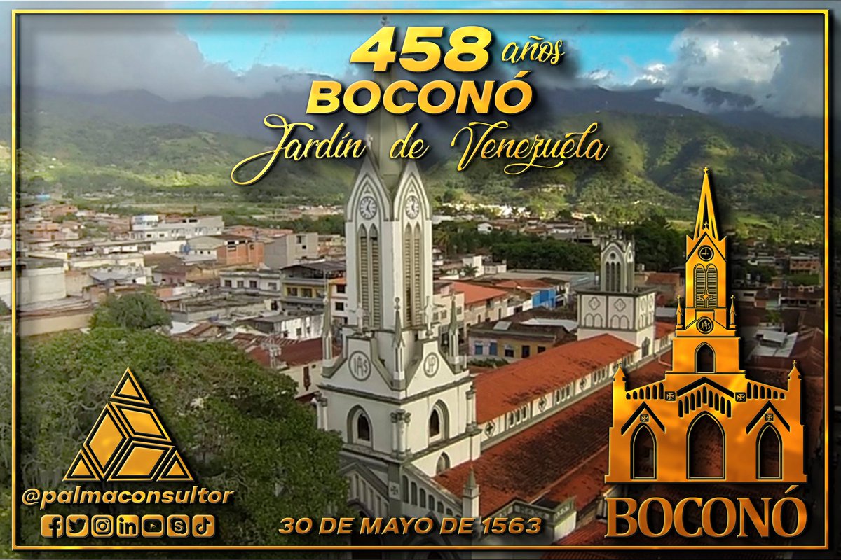 palmaconsultor's tweet photo. Espero les guste este pequeño detalle que lo hice con mucho cariño. Hoy Boconó Está de Cumpleaños y en su 458 Aniversario te deseo muchas Bendiciones
 #Boconó #BoconóQuerido #458Aniversario #Caraqueño #Barquisimetío #JardinDeVenezuela #BoconóLindoYQuerido
 #Bocono #PalmaConsultor https://t.co/bNPyNs4AP5