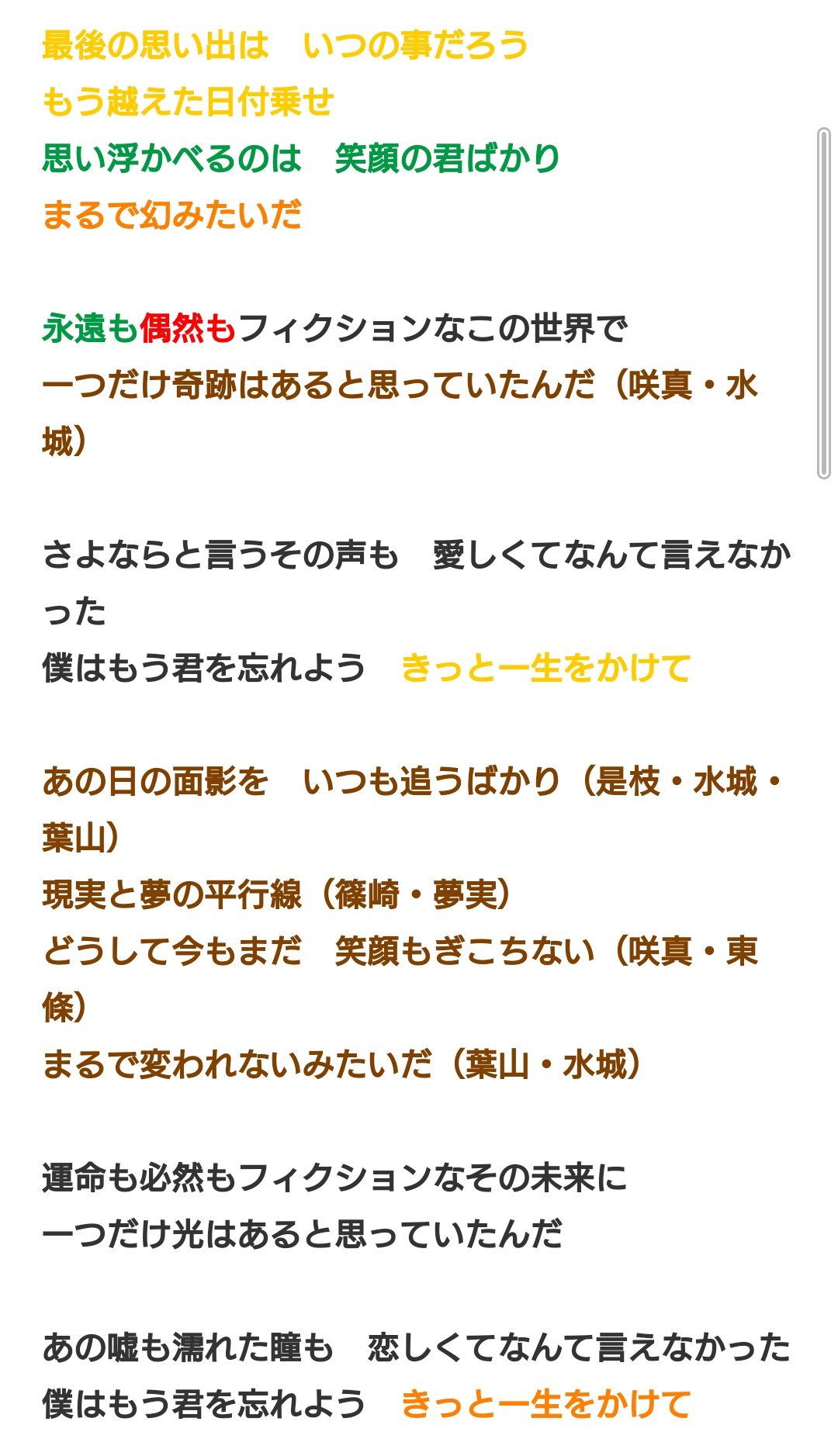 Takaさん Sayonara My Dear Darlin 歌詞 歌割り マイディア Sayonara T Co Zgin4geobr T Co Rifzah5tph Twitter