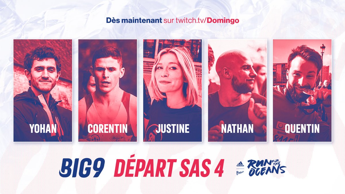 DomingoTV's tweet photo. Départ du quatrième et dernier SAS avec le Coach Yohan &amp; les plus gros coureurs du groupe de Domingo : ça va bombarder ! #BIG9 https://t.co/OFUsLaC7R0