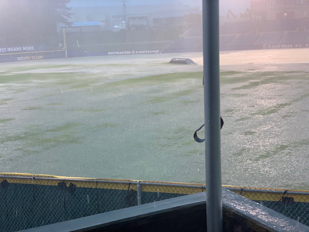 Bill Marbet (@bill_dirt) on Twitter photo Here <a href="/hoovermetplex/">Hoover Met Complex</a> <a href="/CityofHoover/">City of Hoover</a> and <a href="/SEC/">Southeastern Conference</a> baseball tournament. Field under water @ 5:00 pm to first pitch the following day. Natural fields can withstand Mother nature when built right. #secbsb Here <a href="/hoovermetplex/">Hoover Met Complex</a> <a href="/CityofHoover/">City of Hoover</a> and <a href="/SEC/">Southeastern Conference</a> baseball tournament. Field under water @ 5:00 pm to first pitch the following day. Natural fields can withstand Mother nature when built right. #secbsb