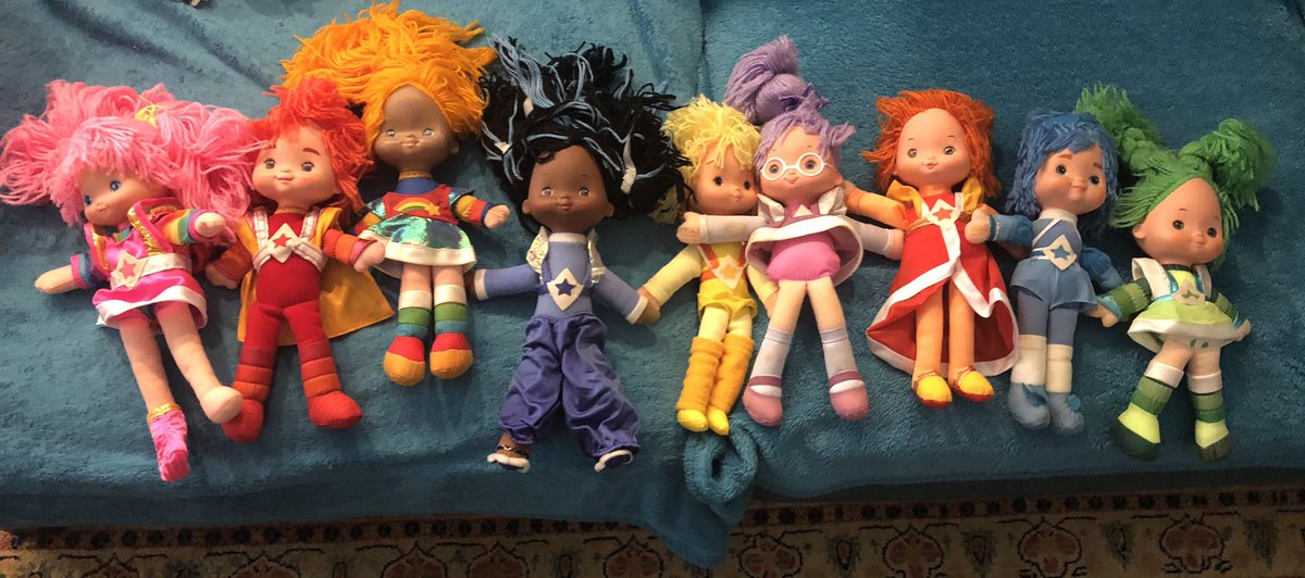 cassielafasto's tweet photo. Tell me you were born in the 80s without telling me you were born in the 80s...#theogsquad #antiques #rainbowbrite #home https://t.co/Bi86pqU9za