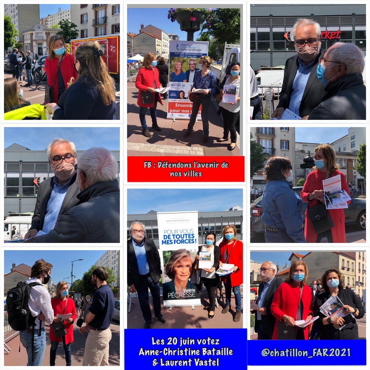 chatillon_FAR21's tweet photo. Nous étions mobilisés ce matin sur le marché #chatillon92  sous un grand soleil ☀️
Très bon accueil et bcp d’enthousiasme de la part des Châtillonnais 💪🚀
@acbataille @laurent_vastel @DespinaBekiari @lioneldeCastro1 @FontenayDemain @lesRep92 @UDI_FAR @MoDem92 @PourUpc @APC92320 https://t.co/n2D82kHtxx
