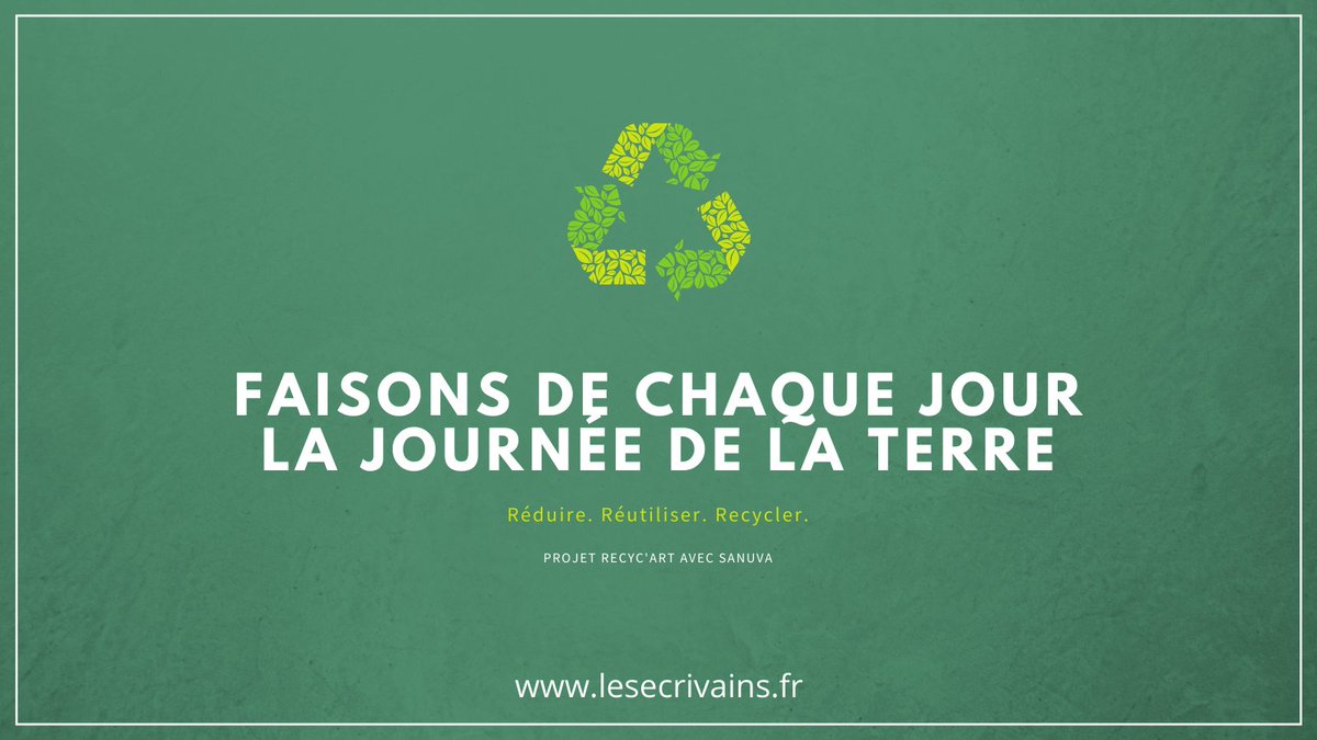 eslecrivains's tweet photo. Un grand merci à @sanuva2💚pour #Recyc'ART♻ en lien avec notre projet d'établissement.  
Lien vidéo : https://t.co/c3WipDHGKV
#Environnement #ODD #COP21 #ZeroDechet #AntiGaspi #EconomieCirculaire #Recyclage #ZeroWasteFR #dechetweet @PNUDMALI @EFFICYCLE_fr https://t.co/ye1vrBvKf0 https://t.co/BgK0tZup4P