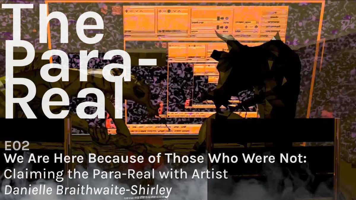 THE PARA-REAL is back tonight for episode 2.

We're joined by the formidable Danielle Brathwaite-Shirley  talking about the absent voices in video game history and game engines as an archive.

Stream from: 12:30PM PDT / 3:30PM EDT / 9:30PM CEST

🌐 stream.undersco.re