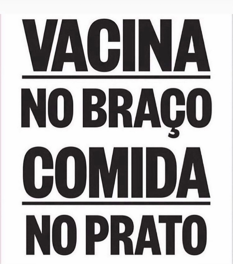 VieiraCarter's tweet photo. #VacinaSim 
#ForaBolsonaro https://t.co/Z0s3Ochww1