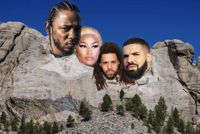 The Mount Rushmore of Hip Hop for each decade (1980s-2010s)