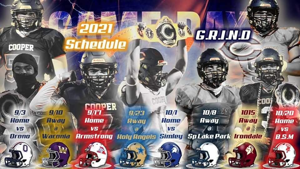 Hawks '21 Football Schedule #HawkPride