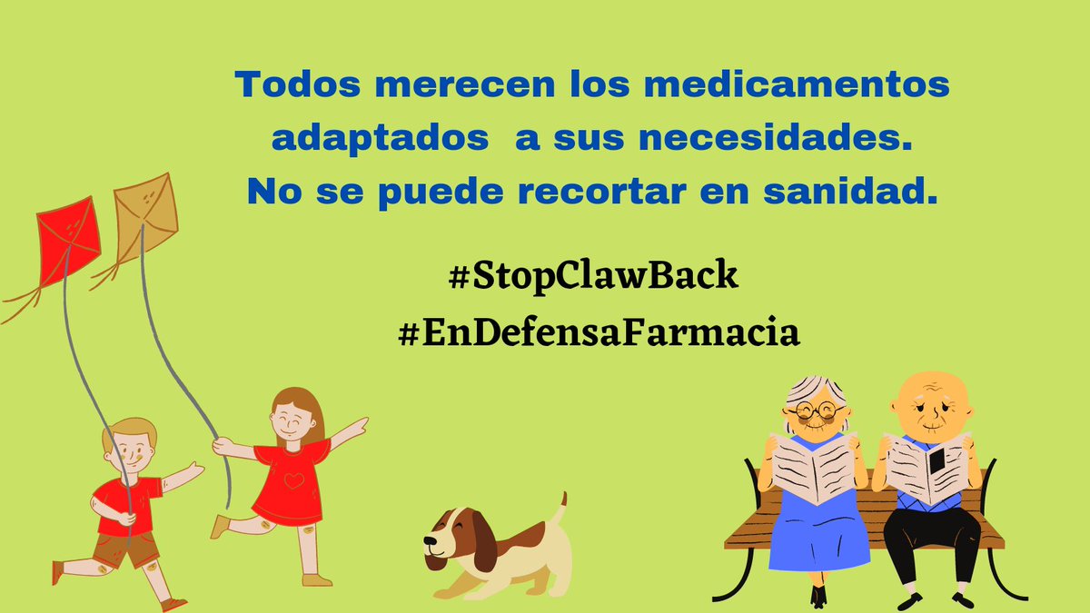 AliciaW_M's tweet photo. No al Clawback ! Los pacientes necesitan sus medicamentos adecuados por patologia y no cambios por ahorrar. Los pacientes españoles son de primera categoría.
#StopClawBack
#EnDefensaFarmacia
@PatLacruz
@sanchezcastejon
@CarolinaDarias
@AndaluciaVox
@JuanMa_Moreno
@Farmaindustria https://t.co/GnI1hkTkYM