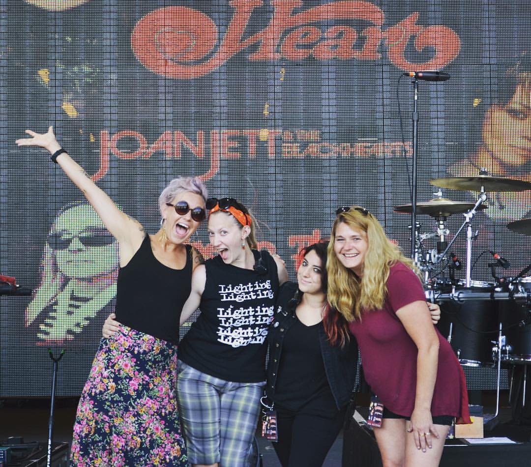 AnnieStoic's tweet image. A new episode of #TheCrewicidePodcast is out today with badass lighting designer &amp;amp; my girl, Gabi Scheff! Chatting about lighting, mentors, &amp;amp; working with Stay Vocal (supporting roadies)! 
All the links are on crewicide.com! ☠️🖤☠️ #crewicide #podcast #yourlightinggirls