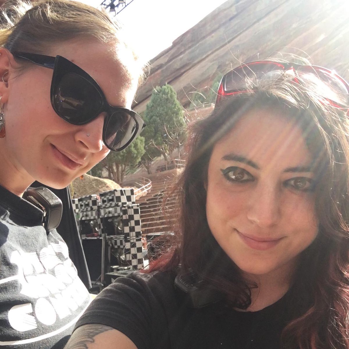 AnnieStoic's tweet image. A new episode of #TheCrewicidePodcast is out today with badass lighting designer &amp;amp; my girl, Gabi Scheff! Chatting about lighting, mentors, &amp;amp; working with Stay Vocal (supporting roadies)! 
All the links are on crewicide.com! ☠️🖤☠️ #crewicide #podcast #yourlightinggirls