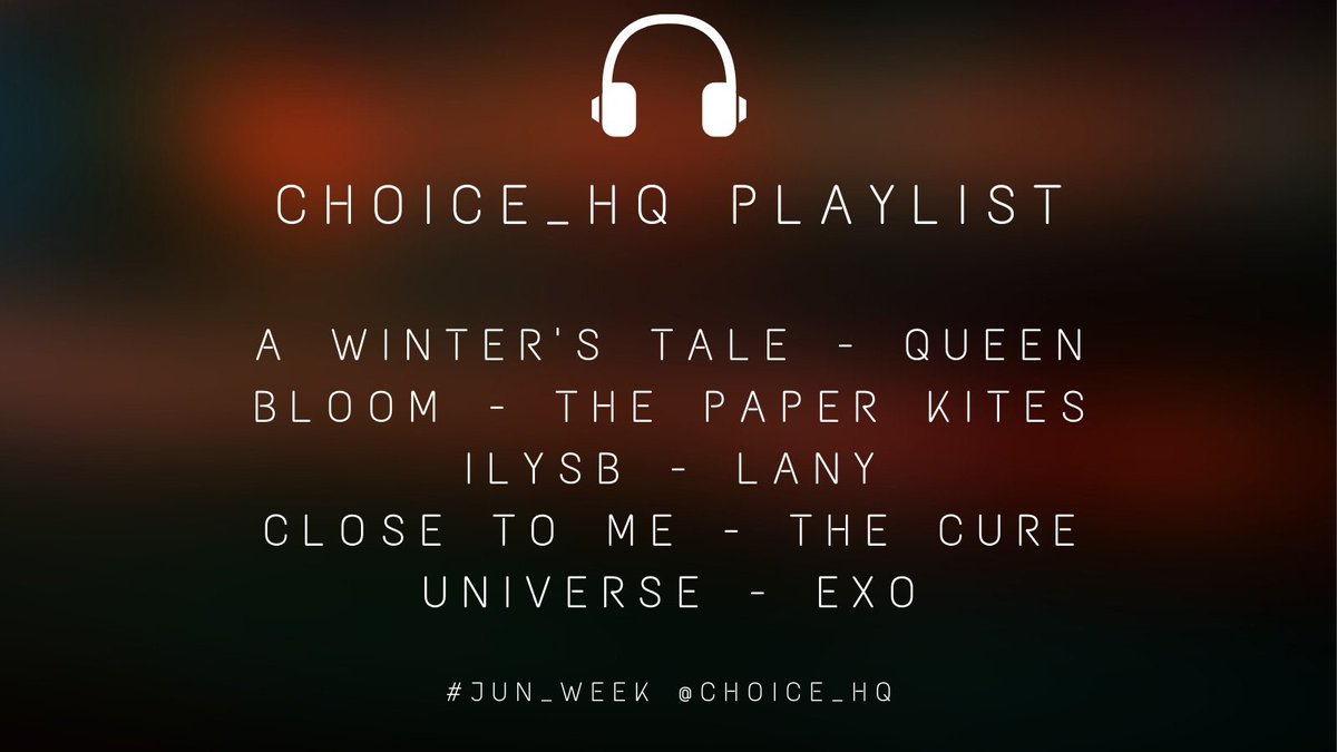CHOICE_HQ's tweet photo. 🍓 Day 6: JUN WEEK
Jun enjoys sharing his love for music and recommending songs to fans. Shall we return the favor?
Task: Recommend a song for Jun to listen to (then tell us why!)
Hashtag: #JUN_WEEK
Tag: @official_ACE7
HQ made a playlist for Junhee!☺️
(日本語版/한국어판 ⬇️) https://t.co/rvWXTGXt9g