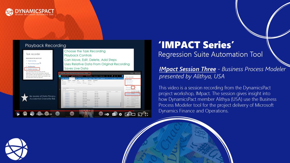 #IMPACT Webinar. #MicrosoftDynamics Business Process Modeler. A High Level Overview, Tip, Tricks &amp; Insight to how @Alithya_inc Alithya uses the tool to validate #DynamicFO
ow.ly/nWwX50EGZ6z
