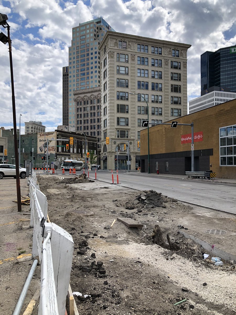 auroramicha's tweet photo. Really sad to see these beautiful trees along Ellice being removed. @cityofwinnipeg can we get some answers on why the city continues to rip out trees from our downtown/exchange. 

@Vivs4PDW https://t.co/DmNPOQP3eZ
