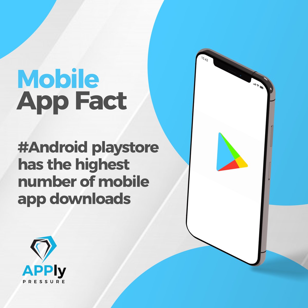 ApplyPressureUK's tweet image. There's an ever growing market for mobile applications on Android Play store. Follow us for more Mobile App Facts!

#Androidplaystore #webdeveloper #technology #innovation